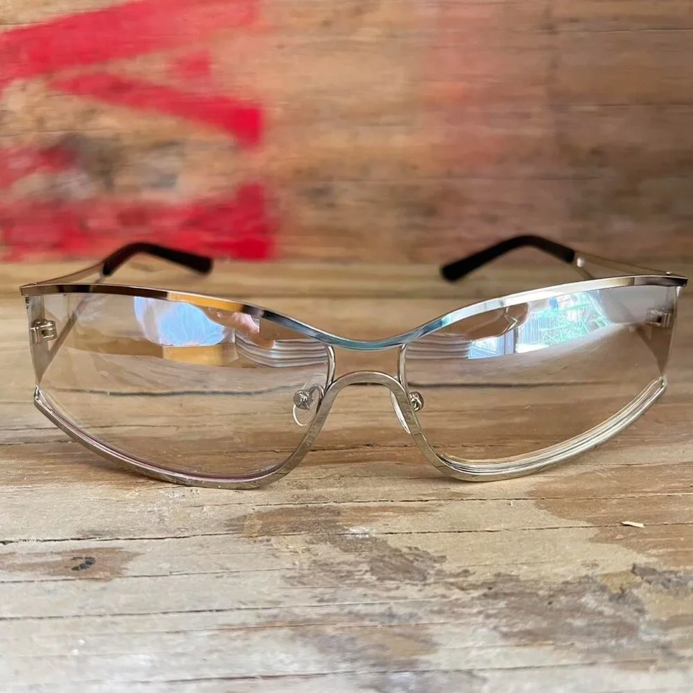 classy chrome trim sunglasses